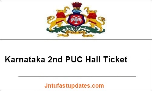 Karnataka 2nd PUC Hall Ticket 2023 Download, 12th Class Admit Card @ pue.kar.nic.in