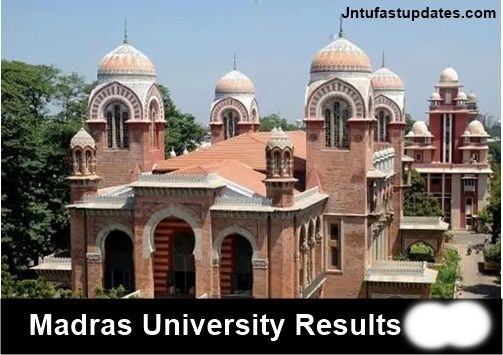 Madras University Result 2023 (Nov 2022) UNOM UG PG Results, Marksheet